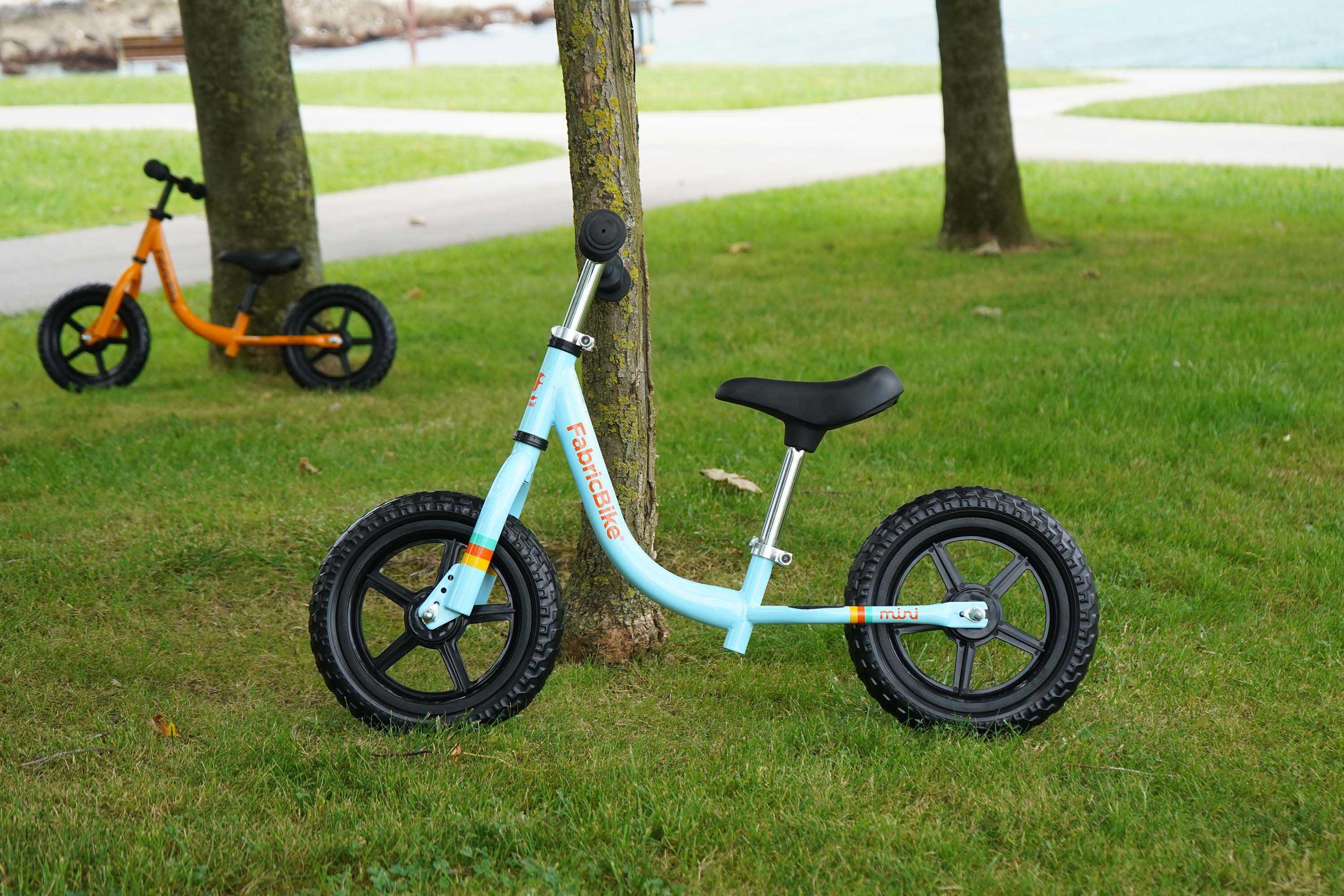 FABRICBIKE Mini - Bicicleta sem pedais de 12" para crianças, 2-5 anos. Blue 7/7