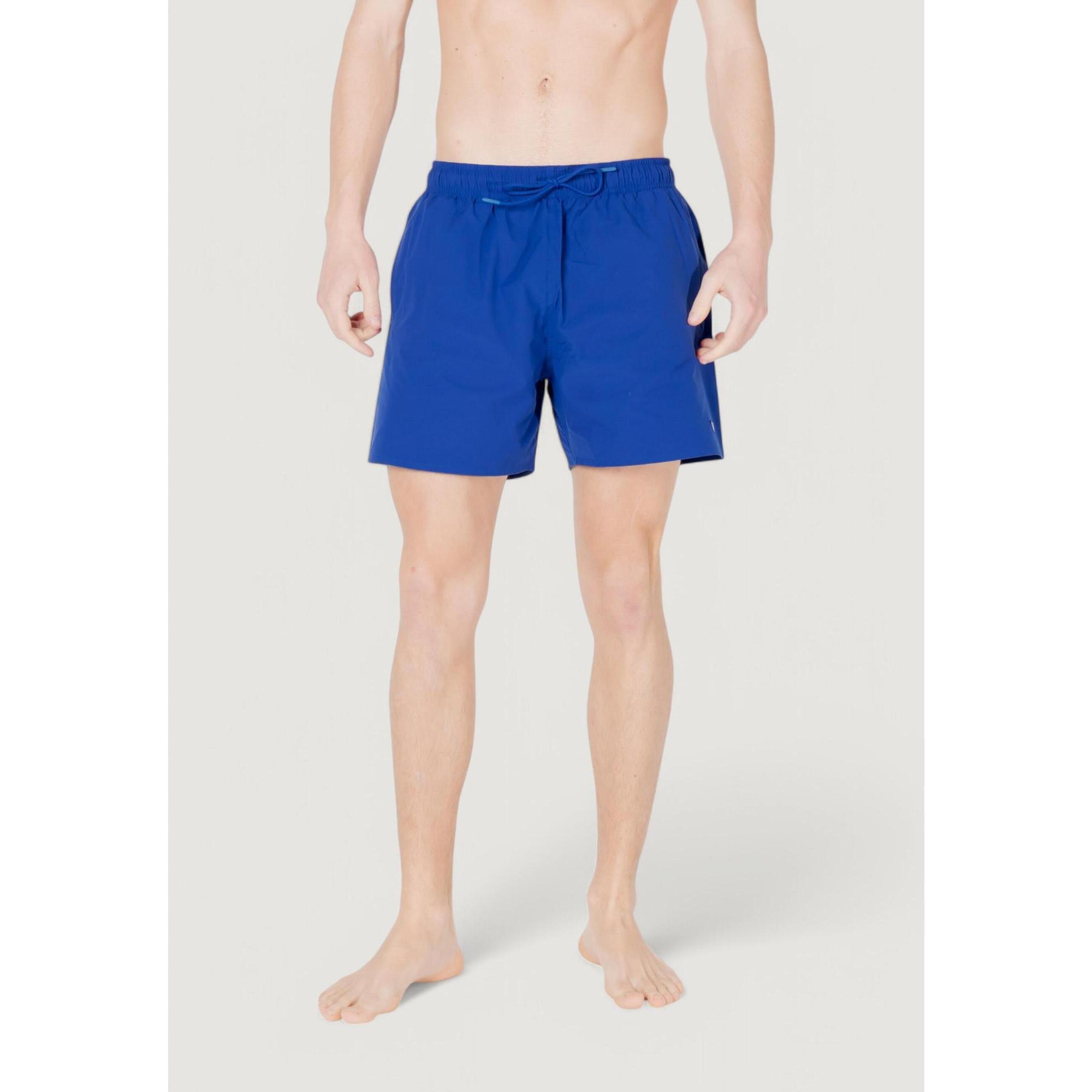 Emporio Armani Connected - Boxer De Bain Em000583 Af12331 Homme Bleu Fonce - Bas De Maillot De Bain - Bleu - 52 2xl - Decathlon