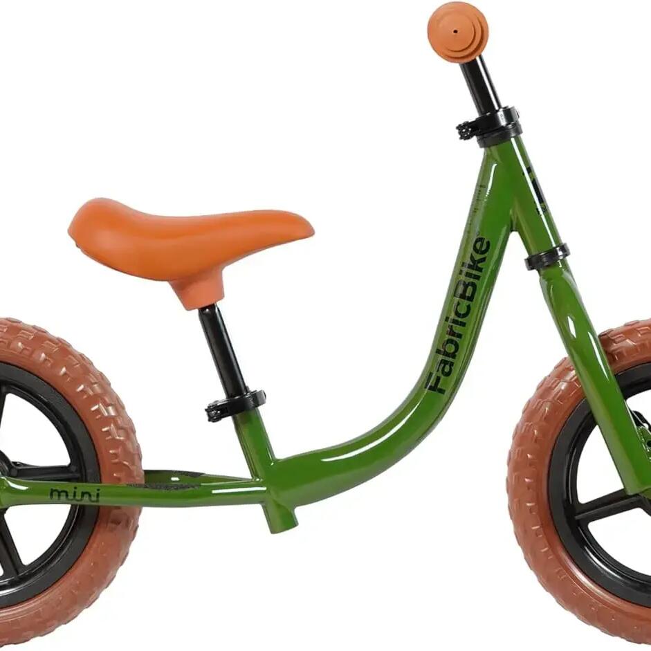 FABRICBIKE Mini - 12" balance bike for children, ages 2-5. Green