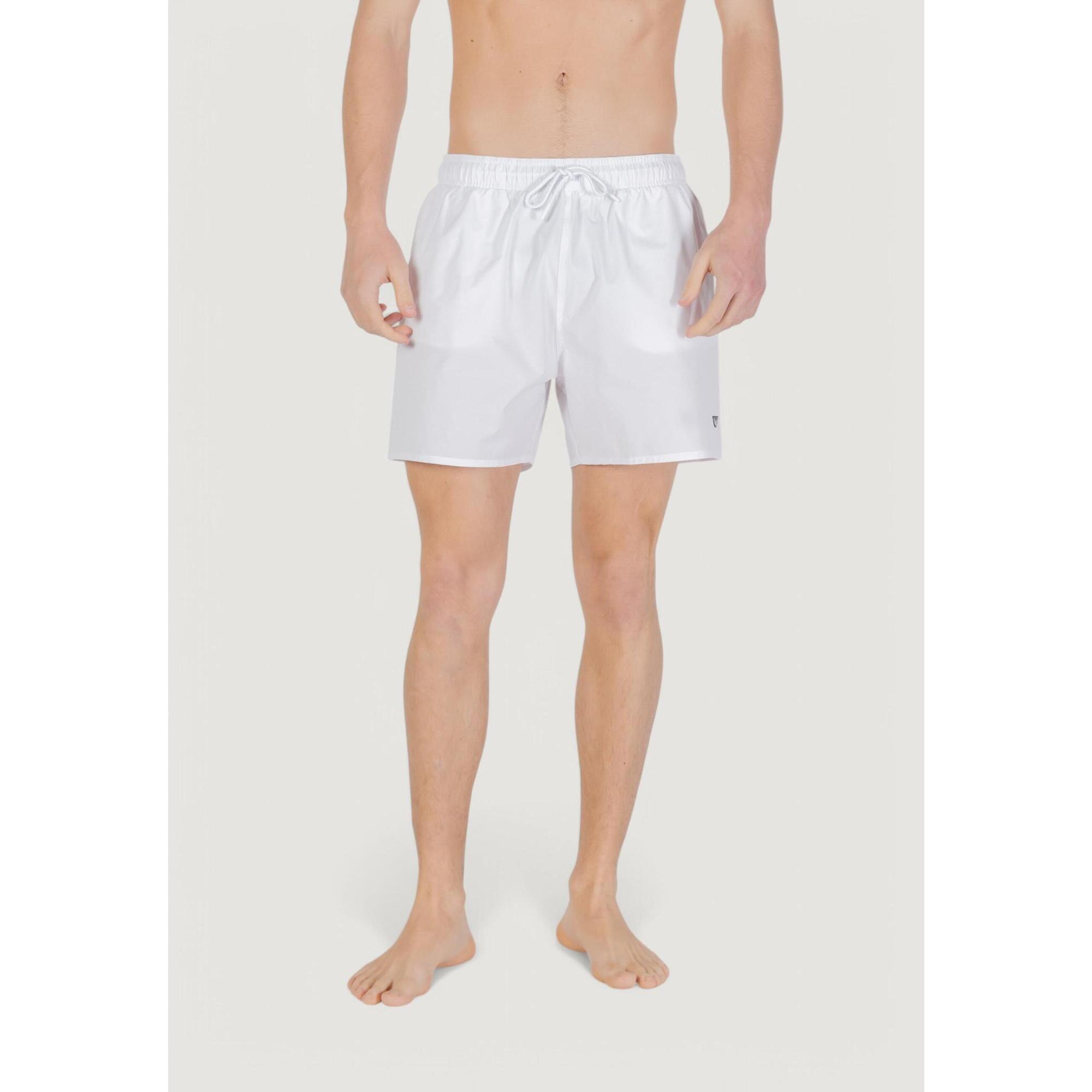 Emporio Armani Connected - Boxer De Bain Em000583 Af12331 Homme Blanc - Bas De Maillot De Bain - Blanc - 52 2xl - Decathlon