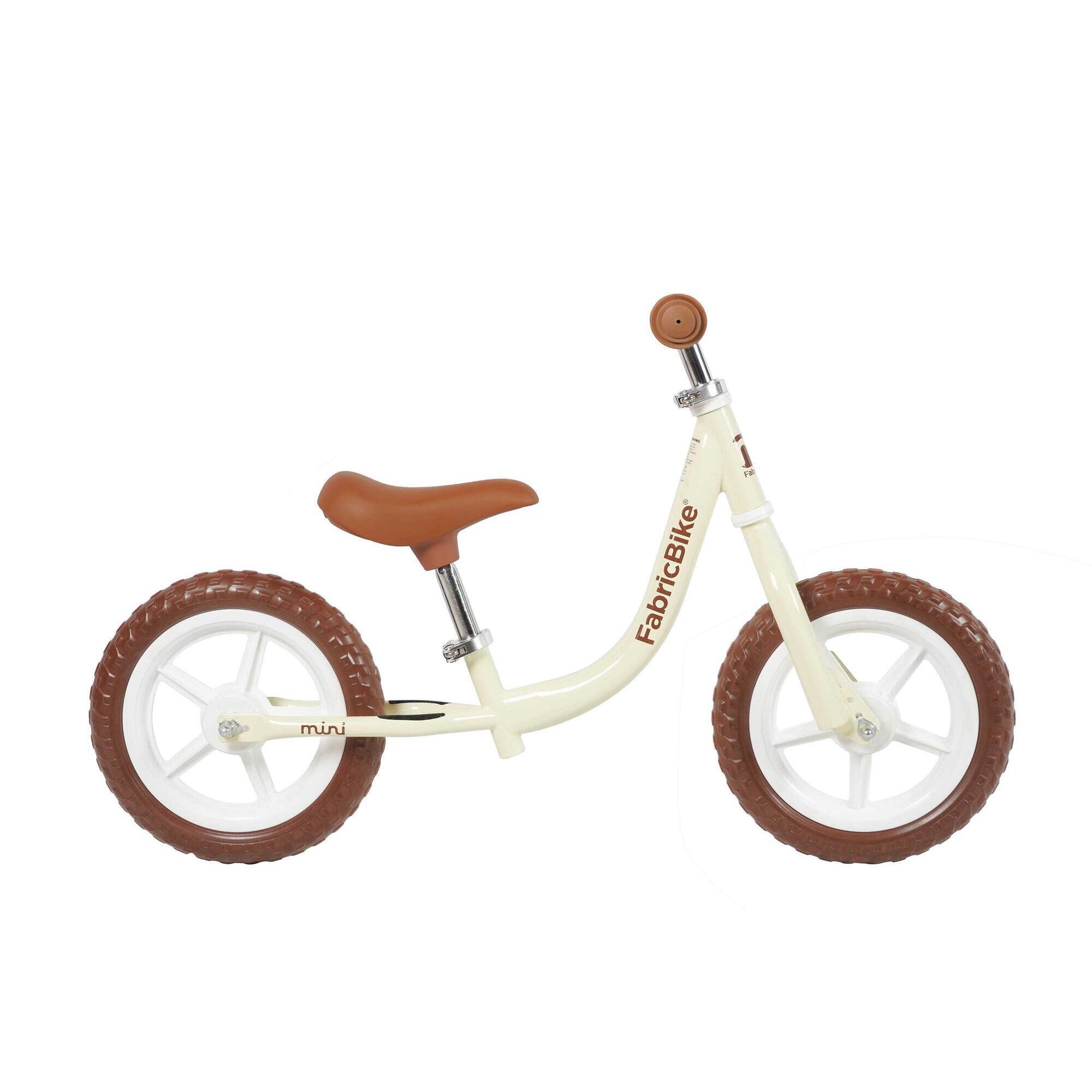 Fabricbike - Fabricbike Mini - Vélo Sans Pédale 12" Pour Enfants, 2-5 Ans. Beige - Draisienne - Beige - Decathlon