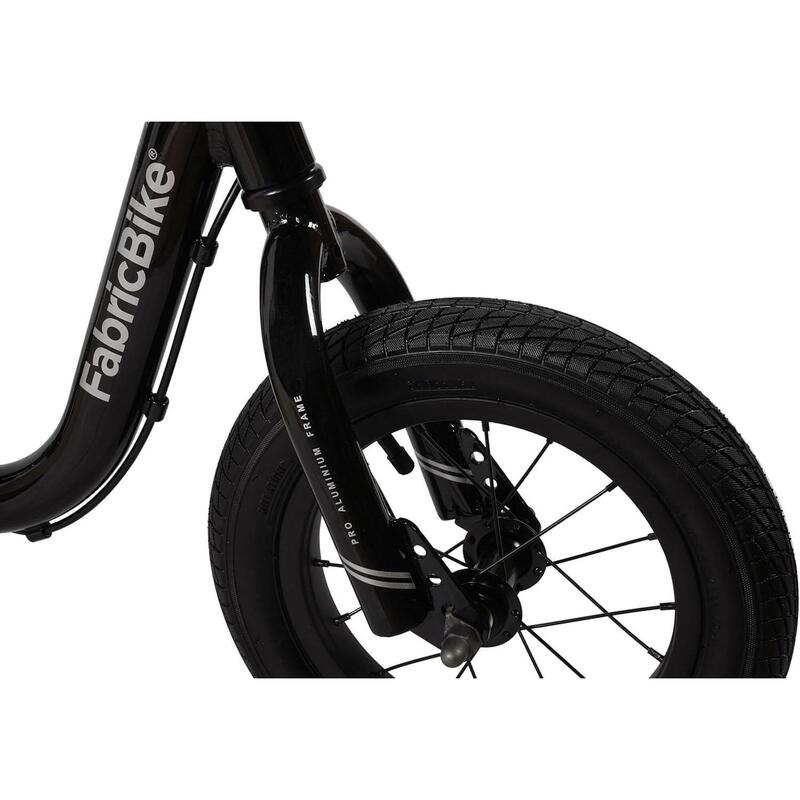 FABRICBIKE Mini PRO - bicicletă de echilibru de 12" pentru copii, 2-5 ani. Black