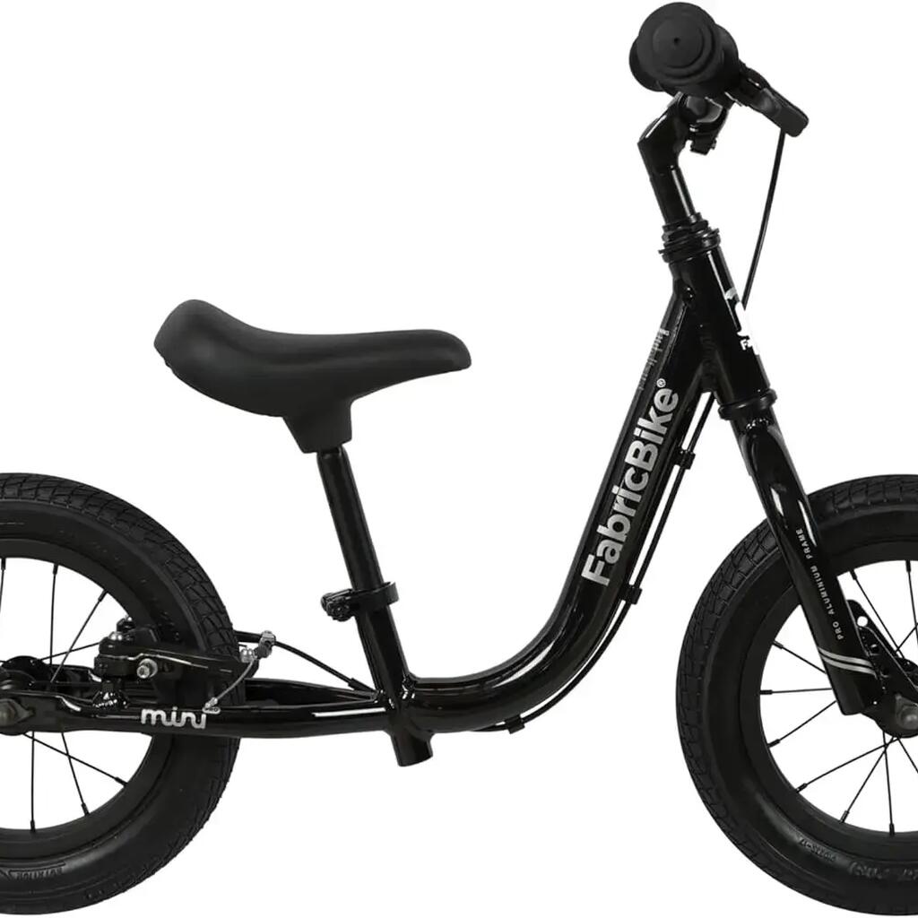 FABRICBIKE Mini PRO - 12" balance bike for children, 2-5 years old. Black