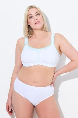 Dames sportbeha zonder beugels microvezels mesh-inzetstuk cup c-d