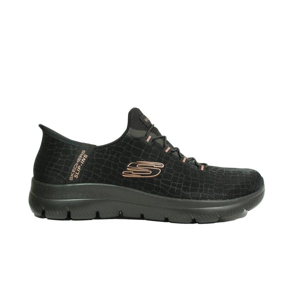 Skechers Summits Classy Night, Scarpe da Ginnastica Donna, Nero, 41 EU 2/7