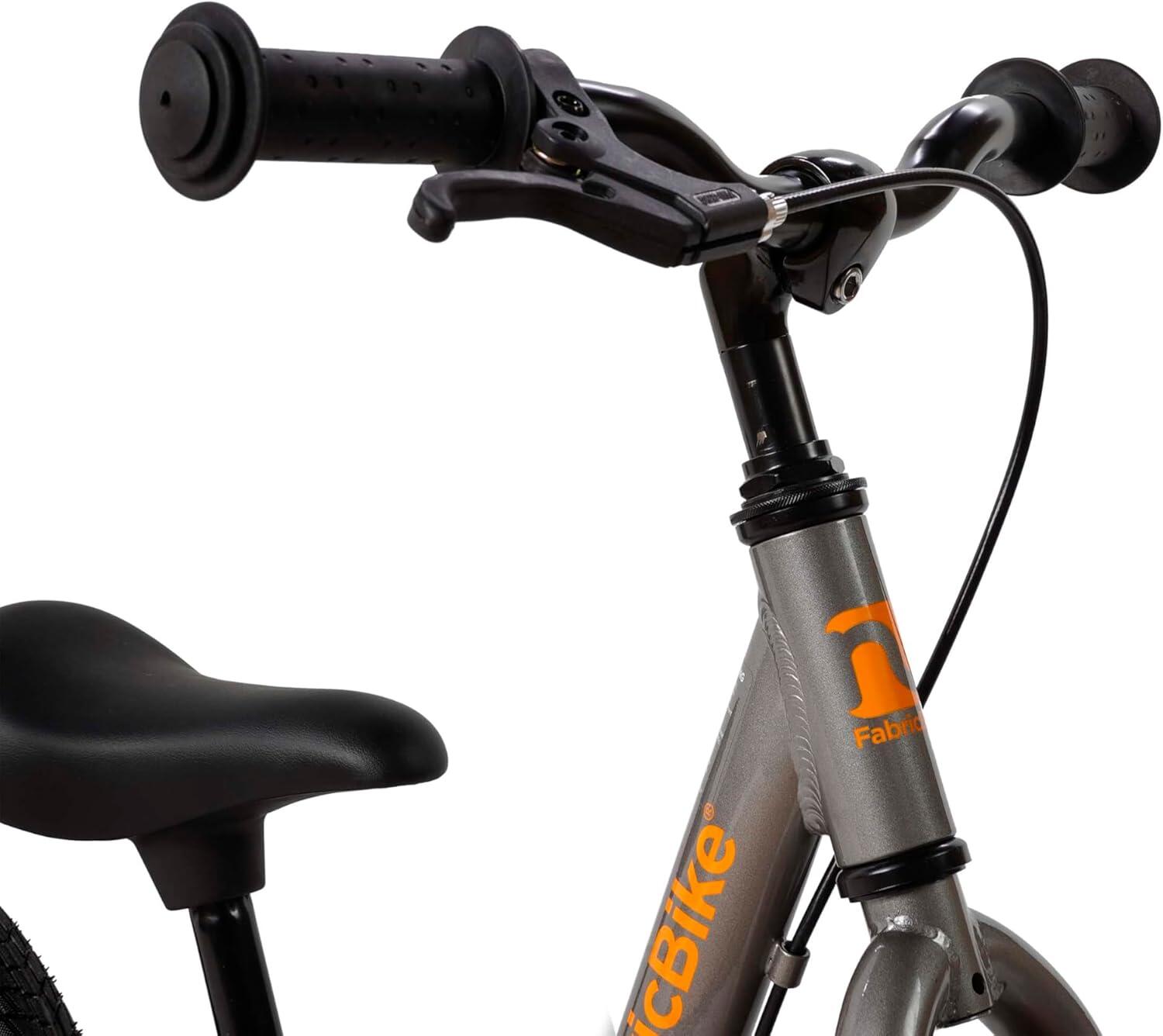 FABRICBIKE Mini PRO - Bicicletta senza pedali 12" per bambini, 2-5 anni. Grafite 3/6