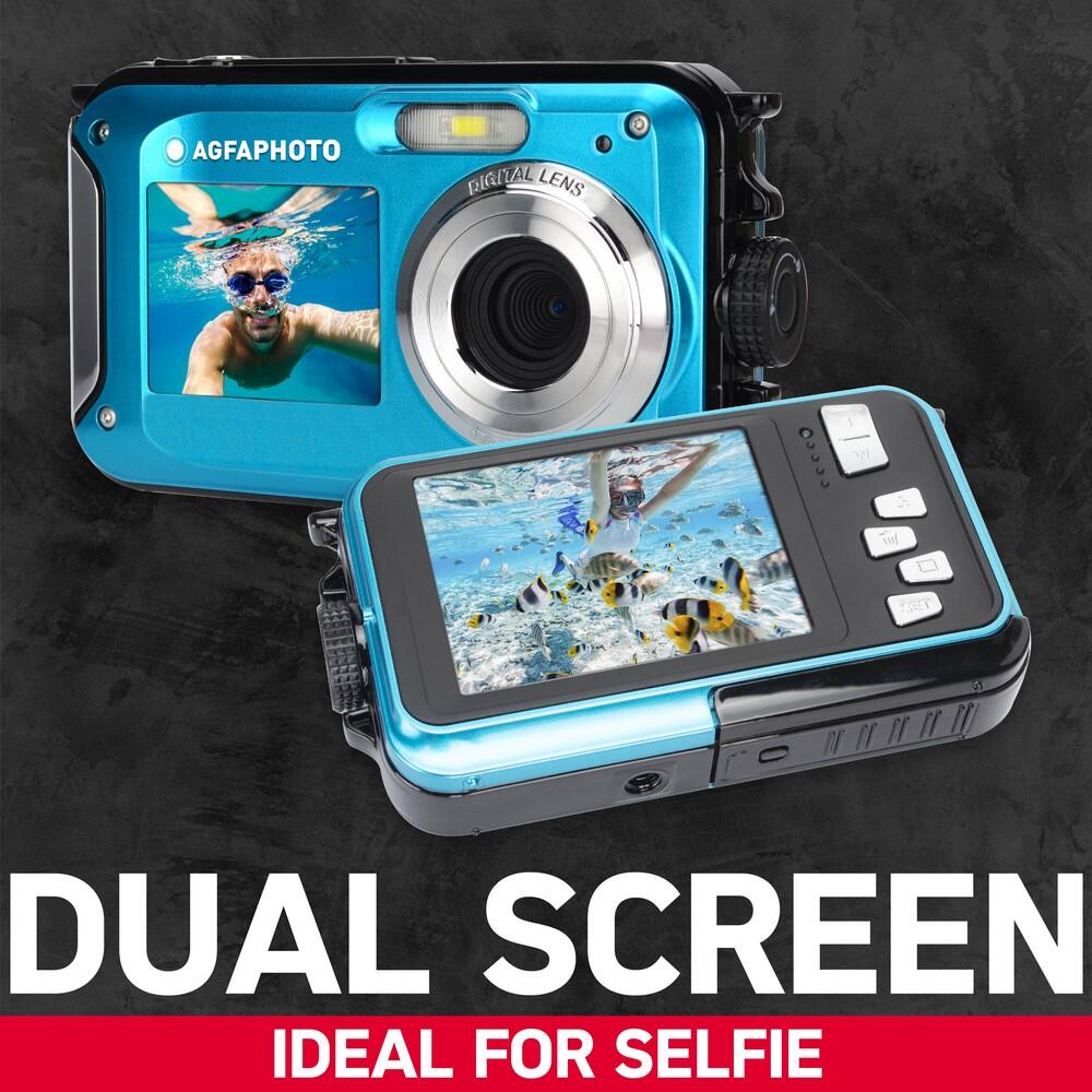 AGFAPHOTO Realishot WP8000 - Appareil Photo Numérique Étanche 24MP - Bleu 3/5