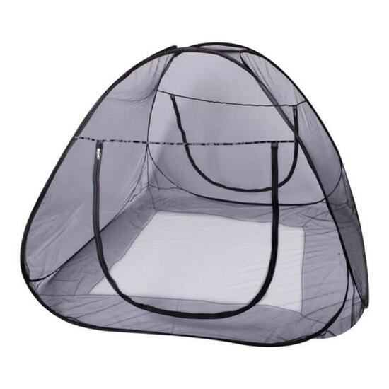 Deryan Tente de Lit Pop-Up - Moustiquaire - 200x180cm - Noir