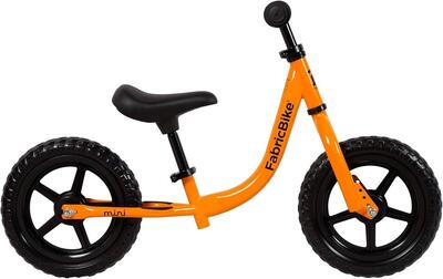 Fabricbike mini - kinderfiets 12". pedaalvrij. 2-5 jaar. oranje