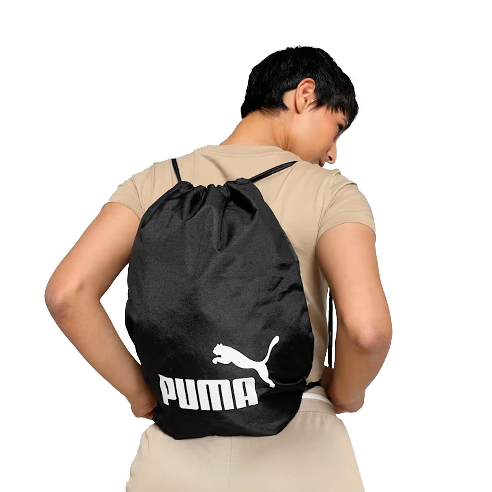 Phase Drawstring Bag (Black) 4/4