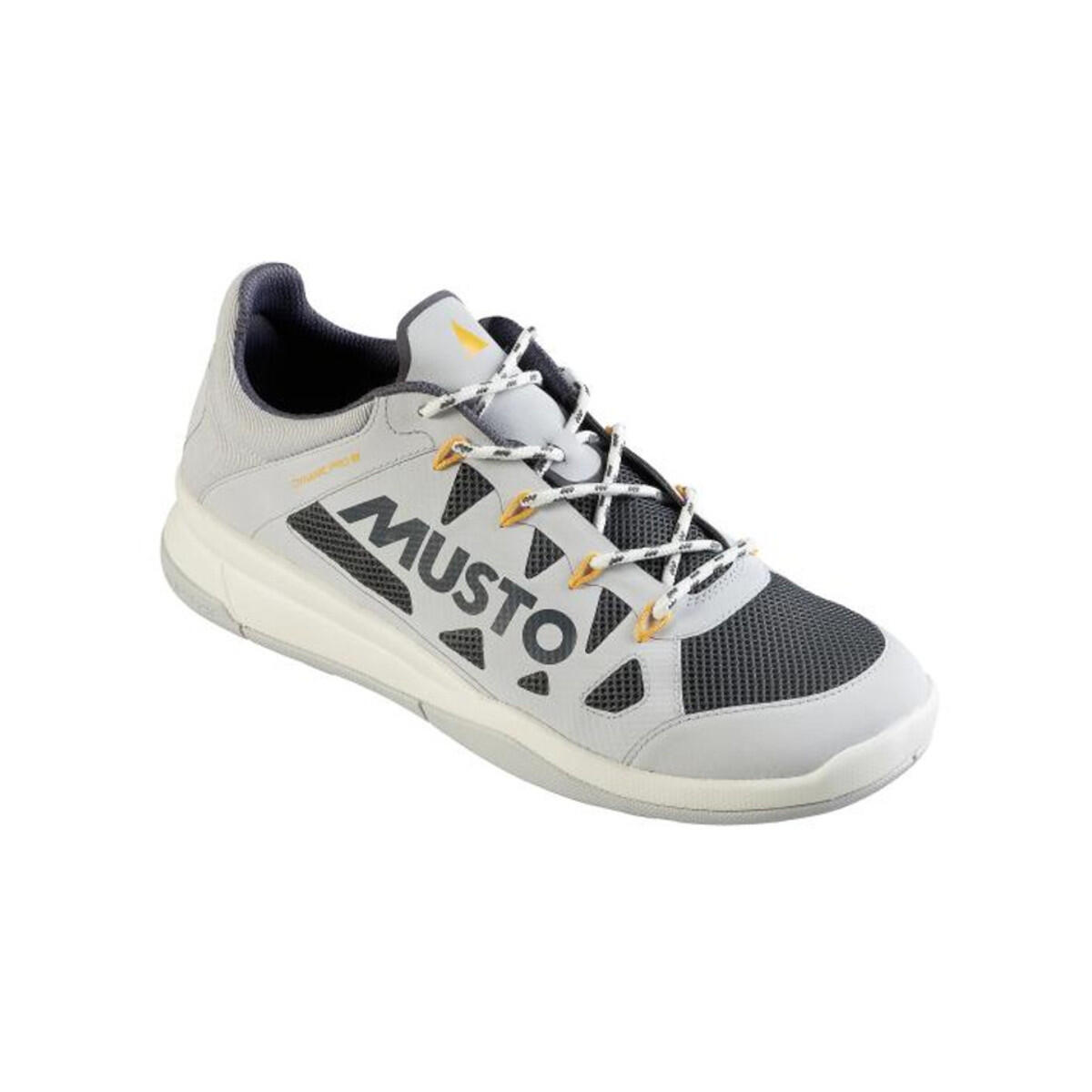 Musto - Dynamic Pro Ii Adapt Chaussures Bateau Homme Gris Clair / Jaune - No Value Provided - Gris - 41 - Decathlon