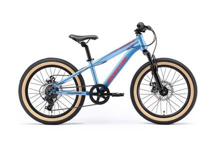 VTT 20" vélo enfant 6 ans, semi-rigide, 7 vitesses, frein à disque