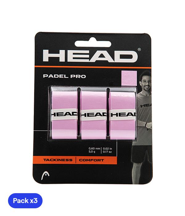 HEAD Head Pro X3 padel grip rosa