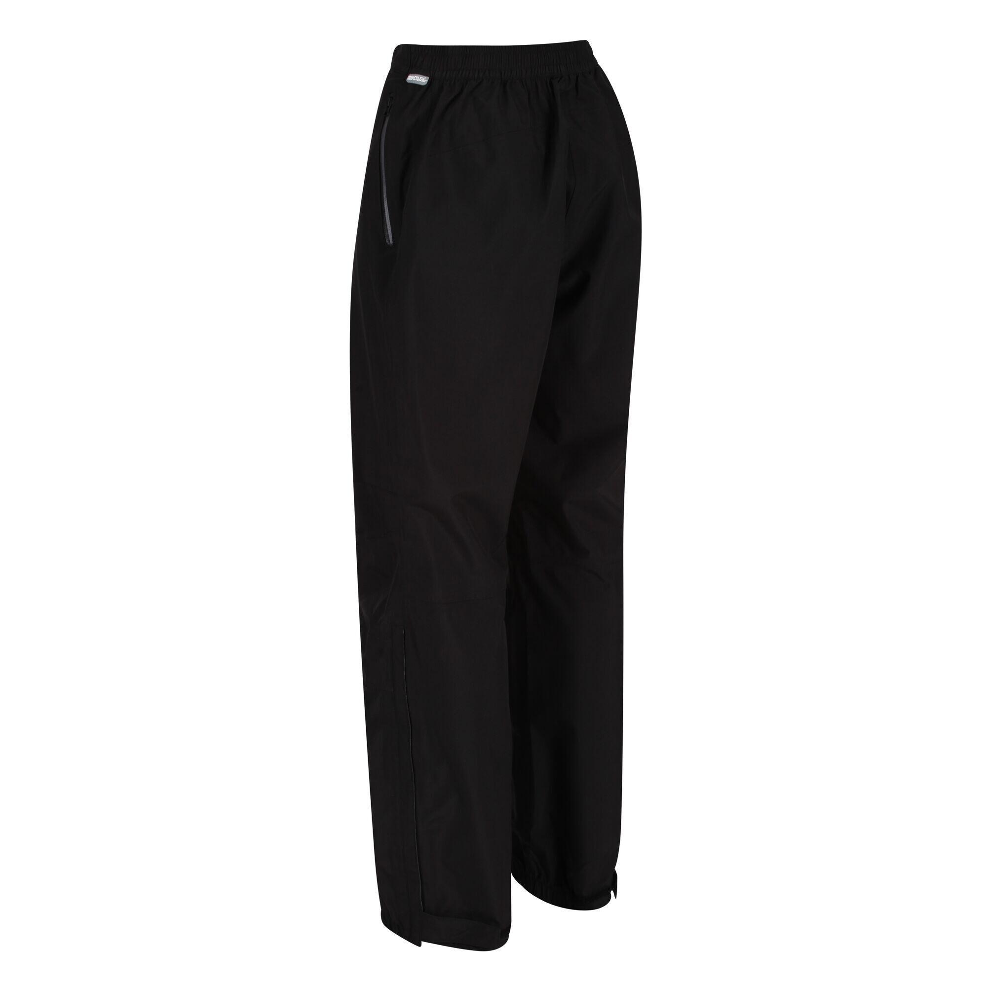 Womens/Ladies Highton Waterproof Over Trousers (Black) 3/5
