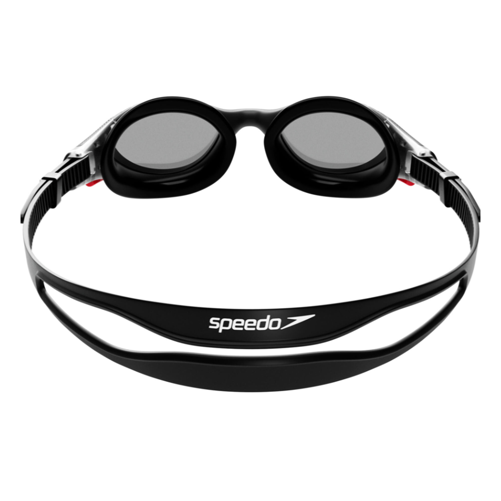 Mens Biofuse Swimming Goggles (Black/White/Smoke) 2/3