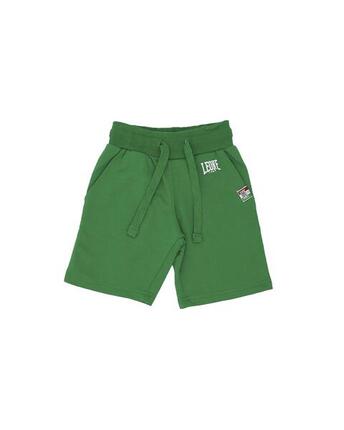 Bermuda enfant basique en polaire avec petit logo