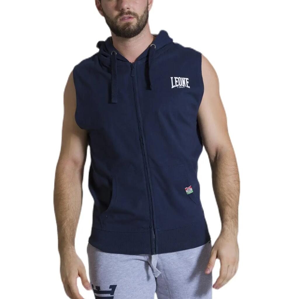 Leone 1947 Apparel Men's Sleeveless Zip-Up Hoodie