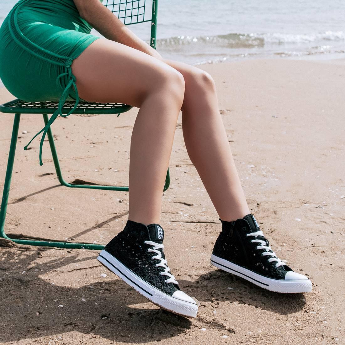 Zapatilla De Mujer Refresh 170821 Negro 6/7
