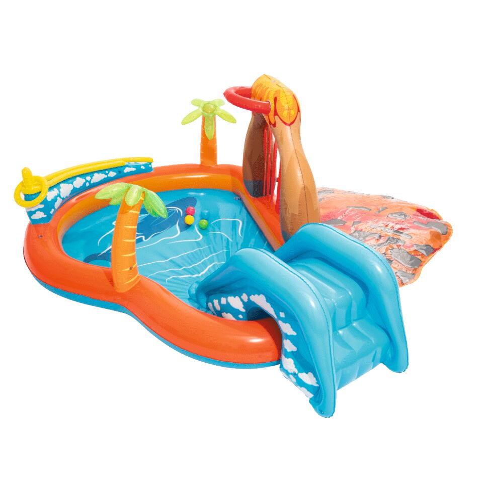 Piscina para crianças insuflável lava lagoon 53069 bestway