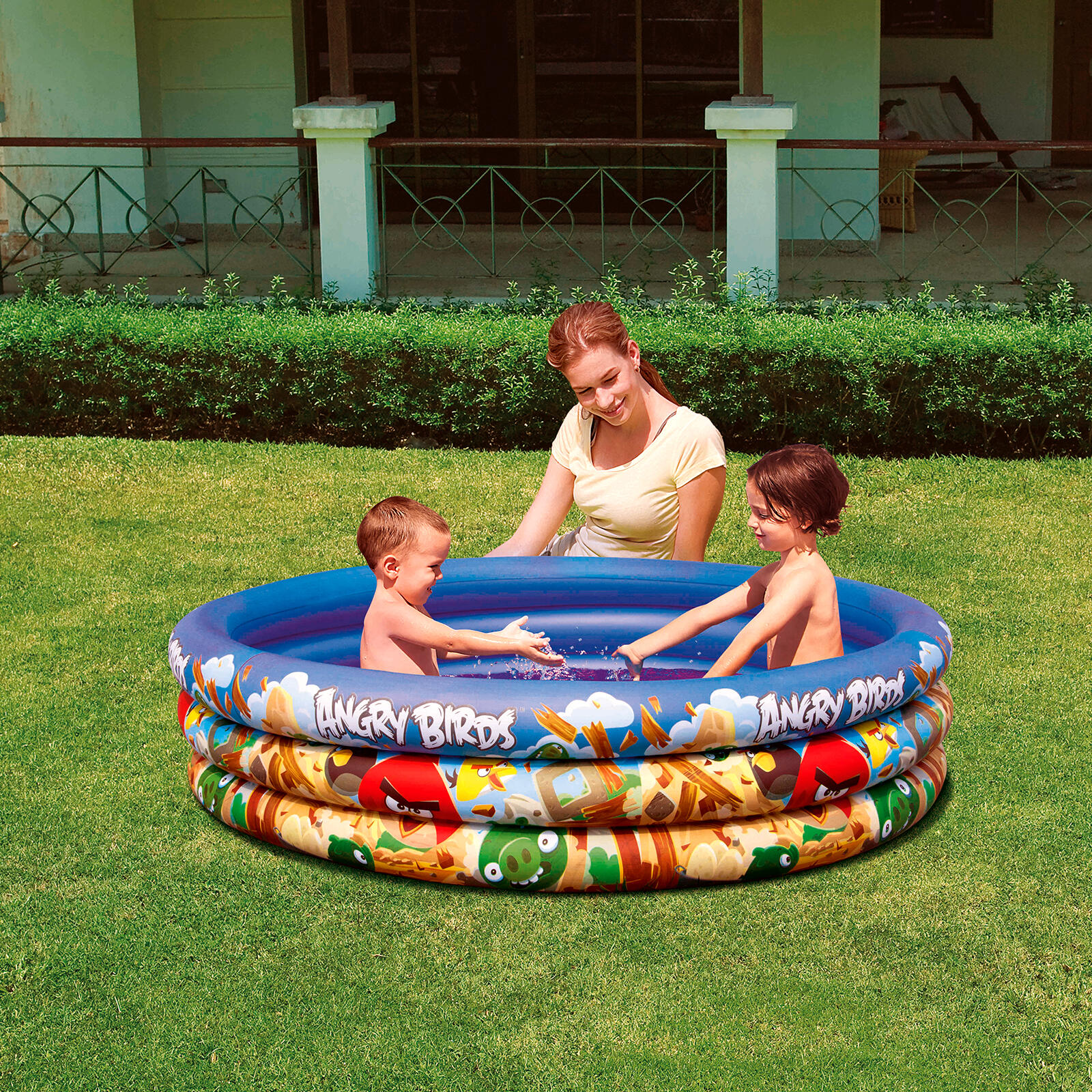 Piscina para crianças Bestway 152x30 cm Design Birds Angry 2/5