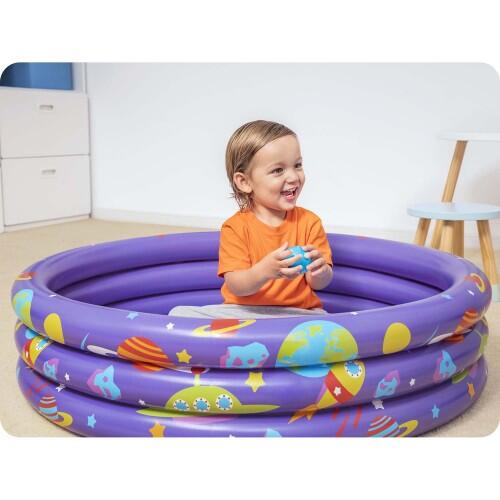 Piscina de Bolas Hinchable Tipi de Bolas Infantil Bestway 102x102x25 cm 2/6
