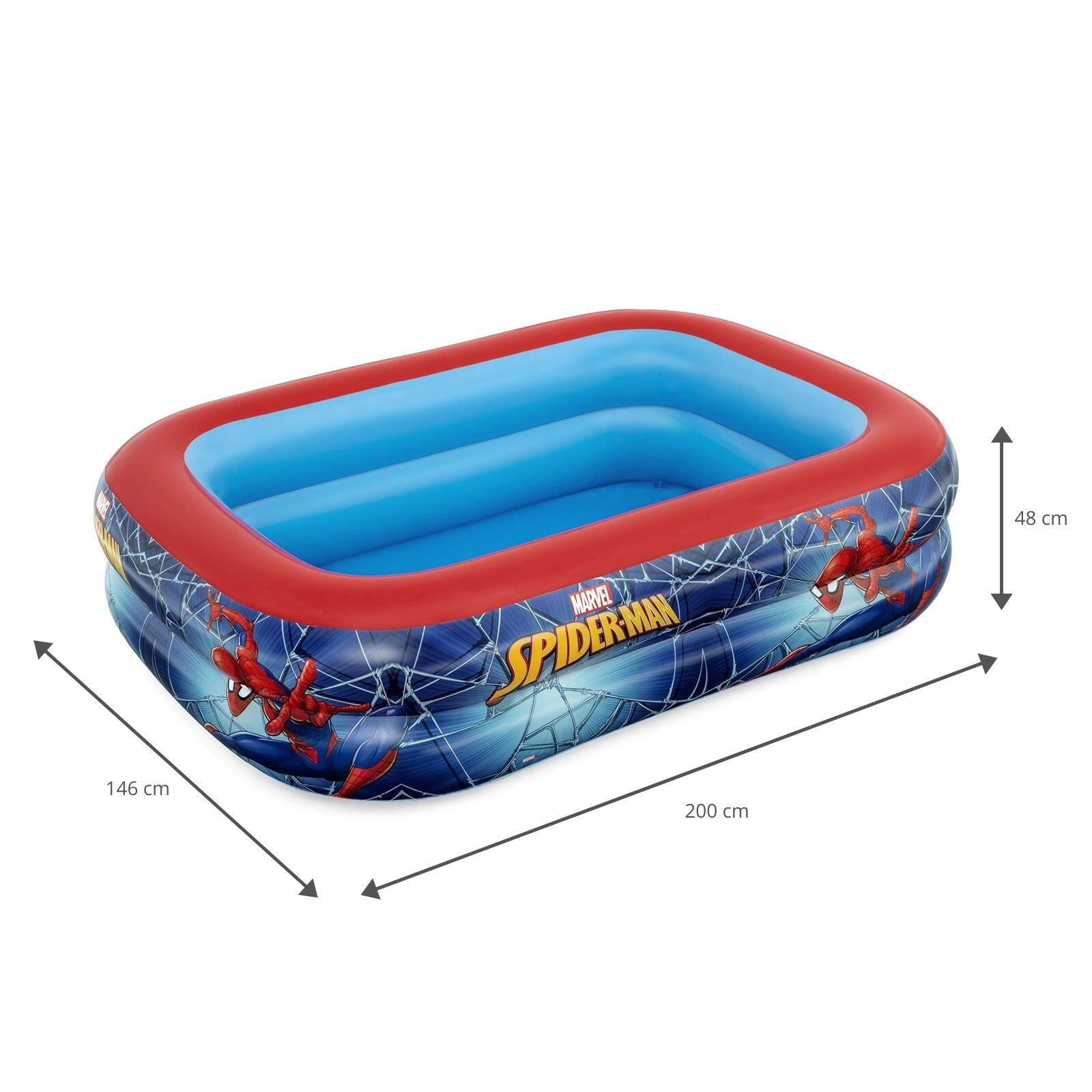 Piscina Hinchable Autoportante Infantil Bestway 200x146x48 cm Diseño Spider Man 4/5