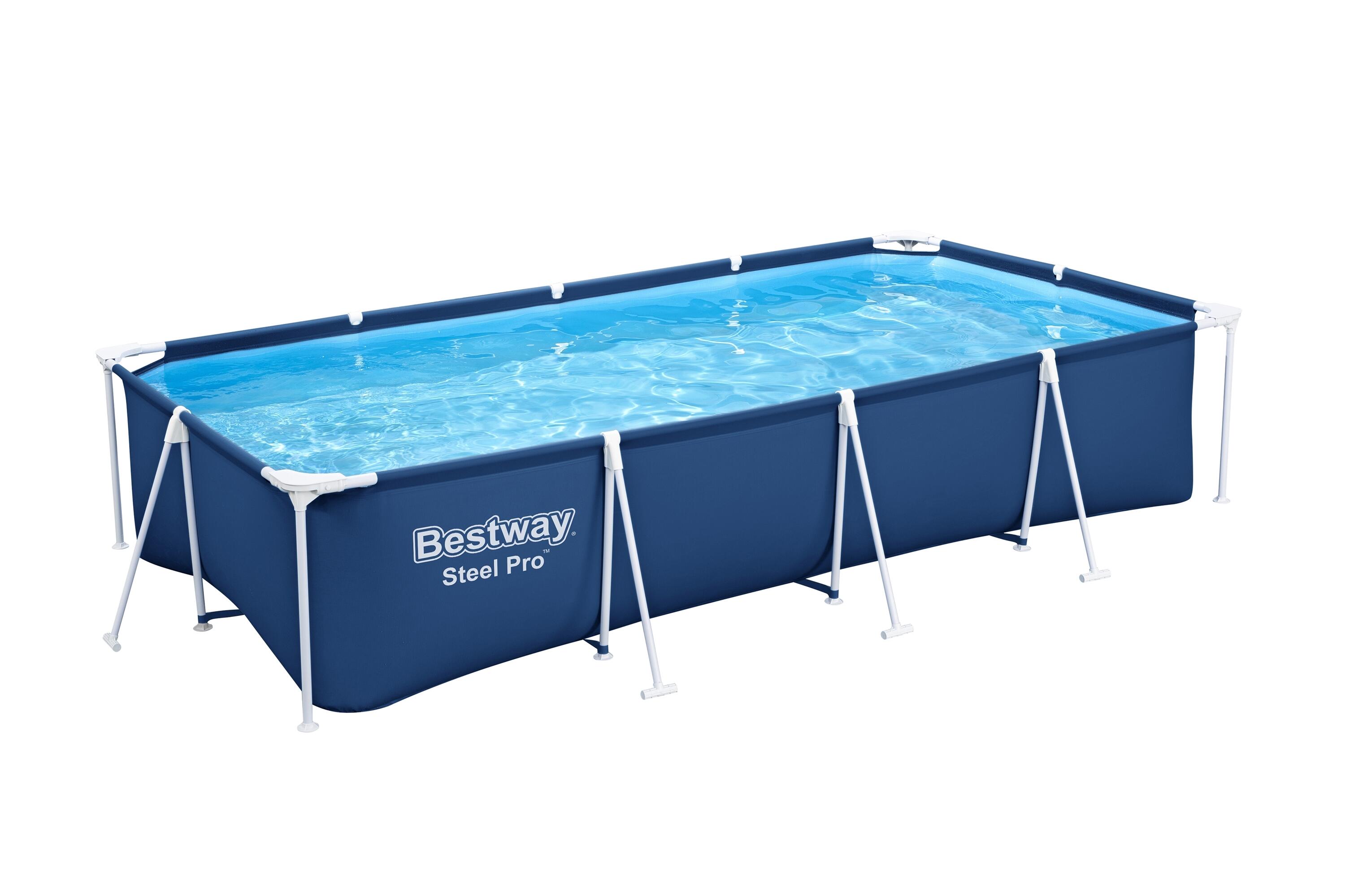 Piscina Bestway Steel Pro 400 x 211 x 81 cm com filtro de cartucho de 1.249 l/h 3/7