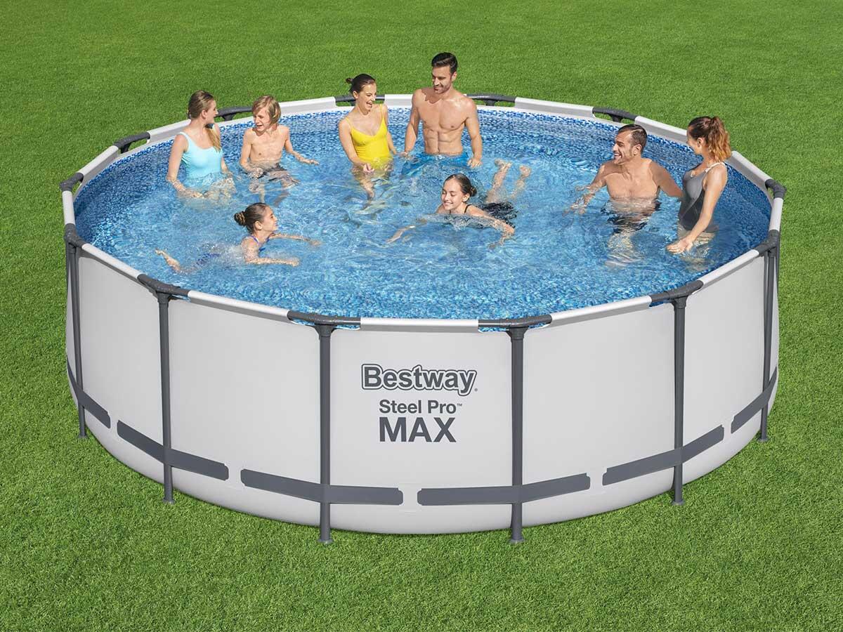 Bestway Piscine hors sol ronde Steel Pro MAX 427 x 122 cm Bestway 2/7