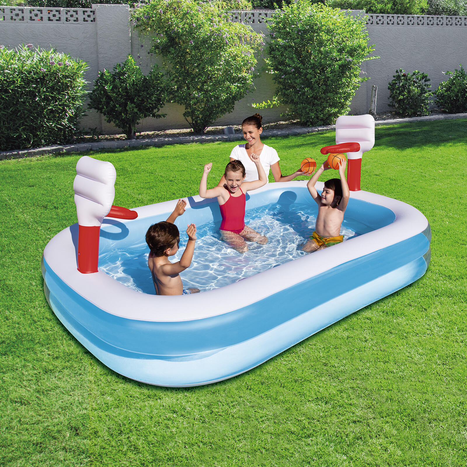 Bestway Playcenter Zwembad Basketbal, 251x168x102cm 2/5