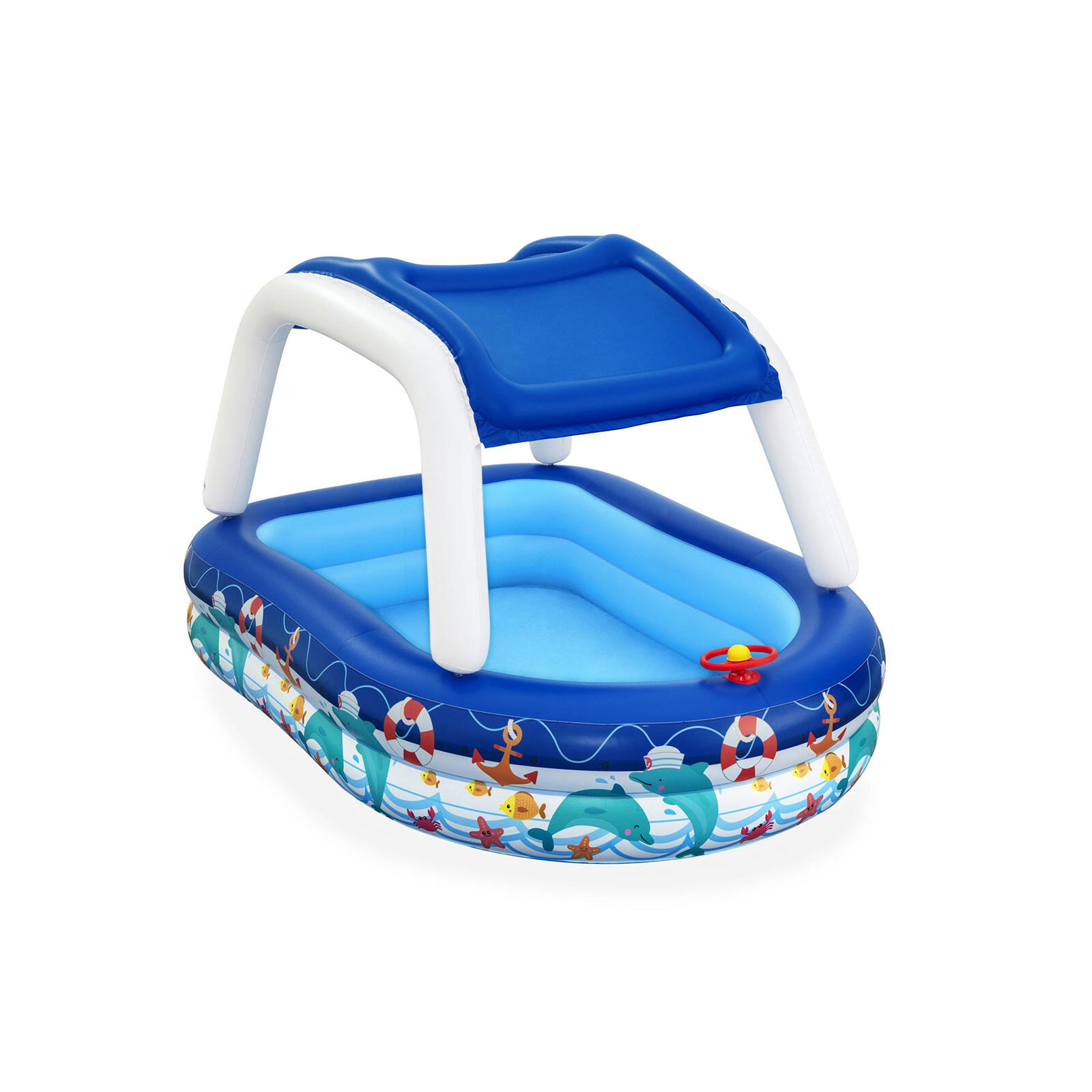 BESTWAY Piscina Insuflável Bestway 213x155x132cm Tecto Protetor