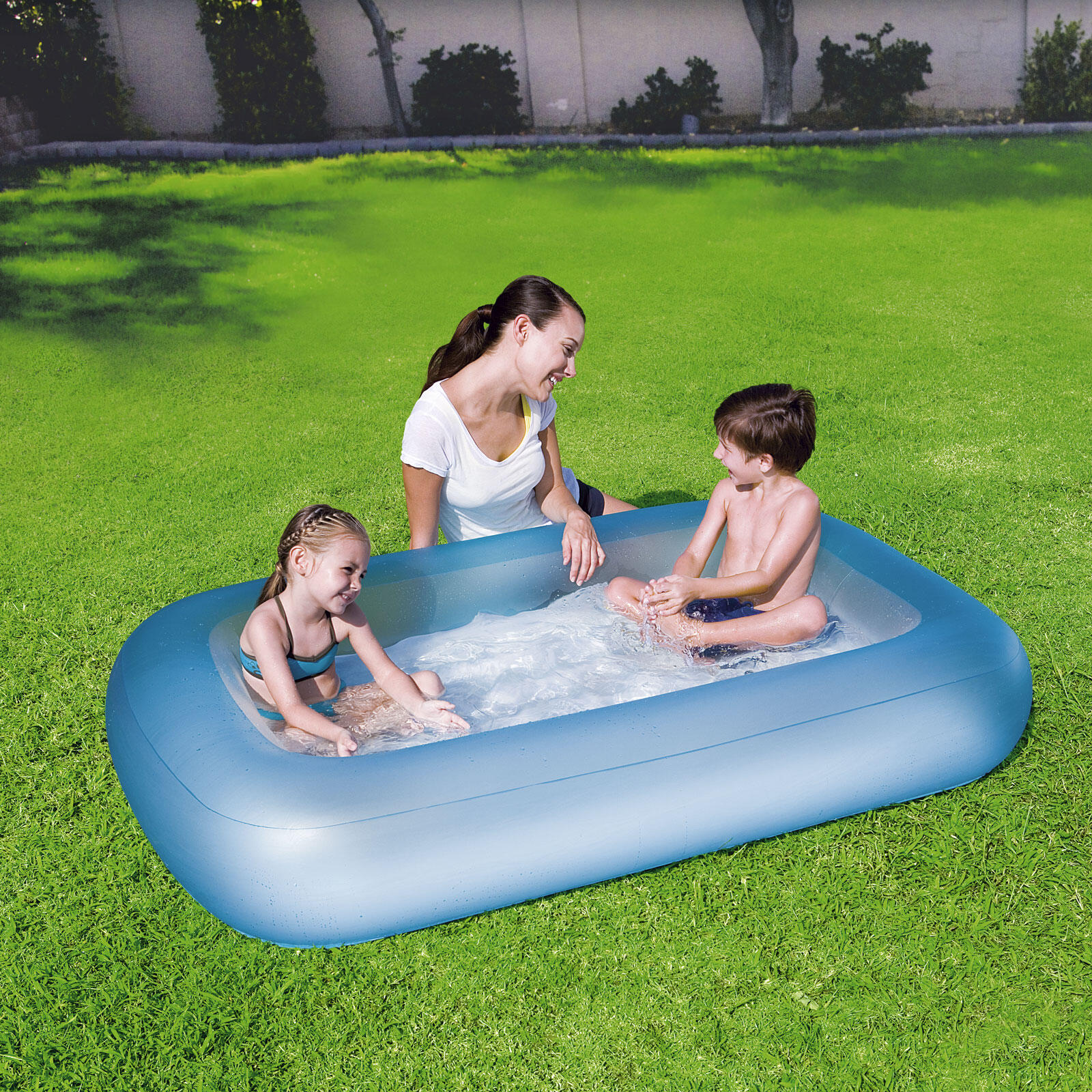Bestway Baby zwembad aquababes 165x104x25 cm | roze 2/7
