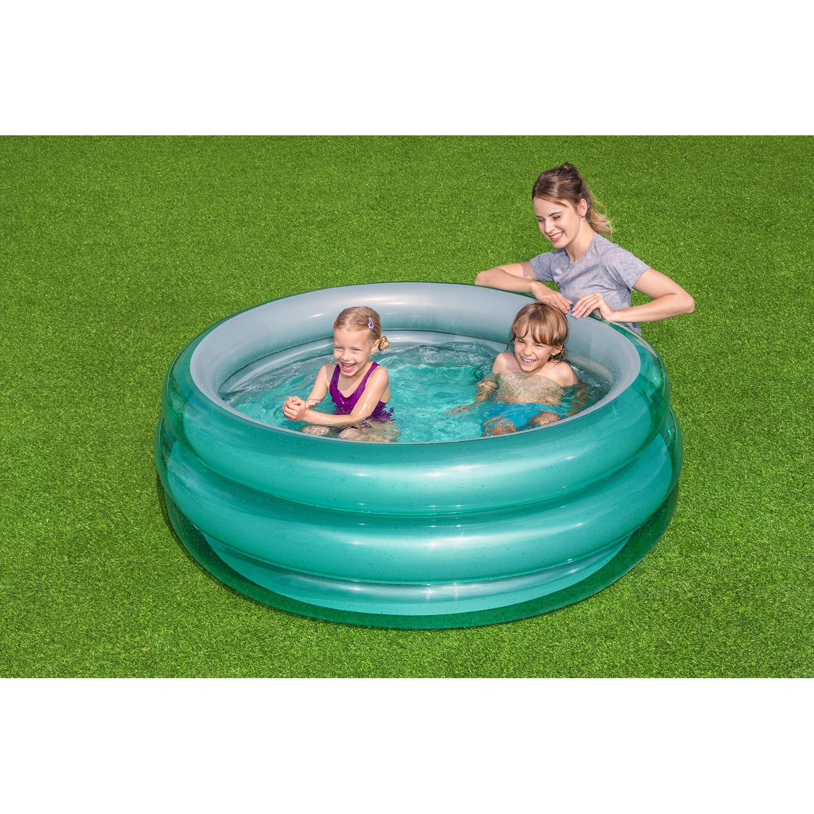 Piscina Hinchable Autoportante Infantil Bestway 150×53 cm Diseño Big Metallic 3- 5/5