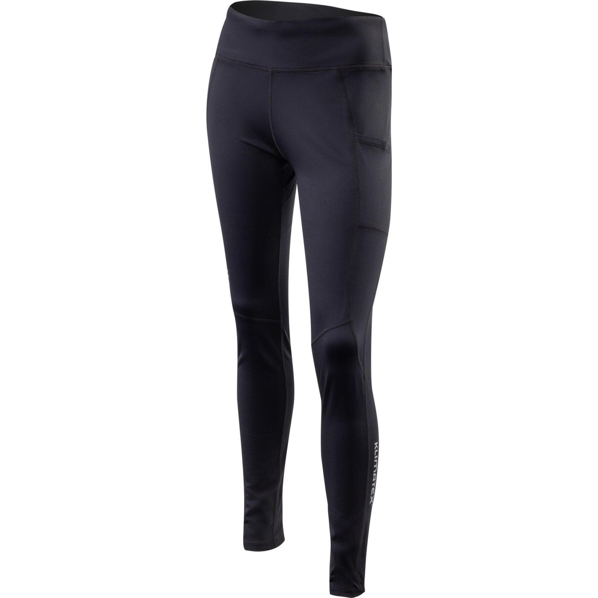 Damskie Legginsy Klimatex Vilma Czarne, Oddychające i Wygodne