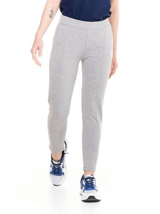 Pantalon femme droit à plis en polaire Training