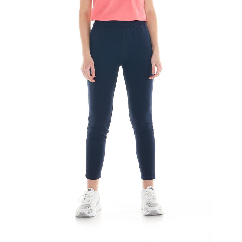 Pantaloni de trening Leone Basic cu cusături verticale pentru femei