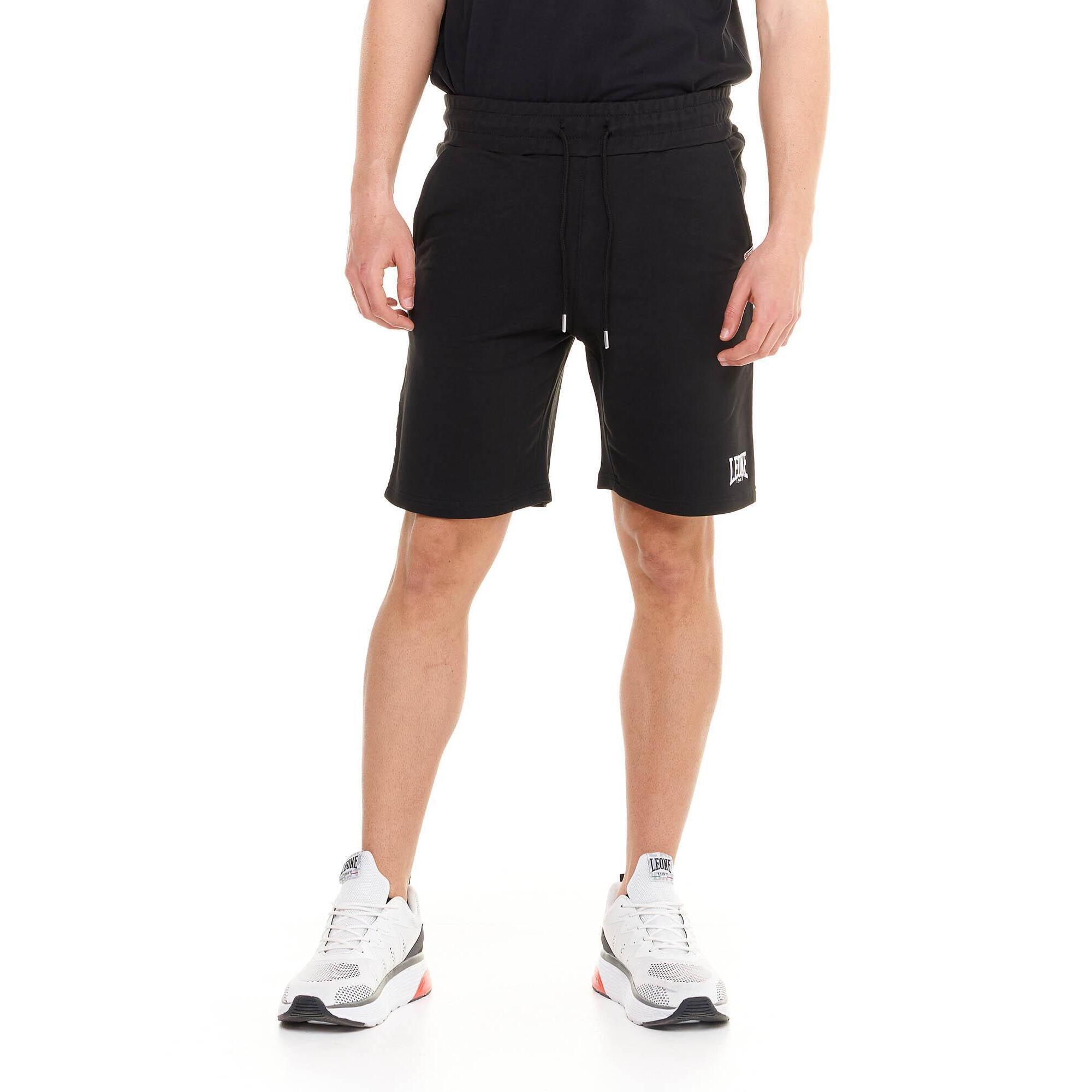 Leone 1947 Apparel - Short Homme En Coton Leone Basic - Shorty De Running - Noir - 36 Xs - Decathlon