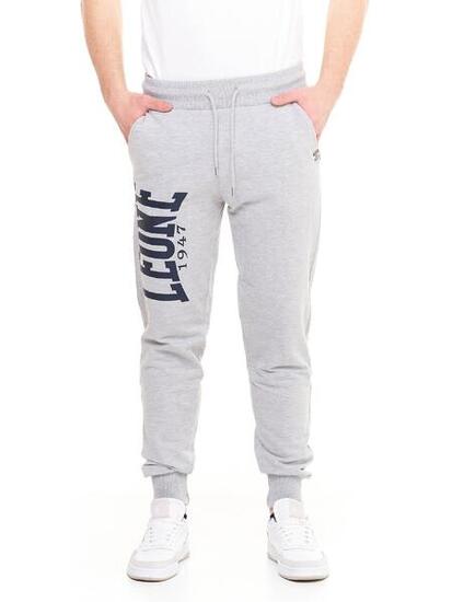 Pantalon homme Leone Basic avec grand logo en coton non brossé
