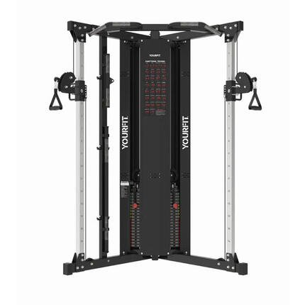 Functional Trainer avec 2 Colonnes de Poids de 90kg