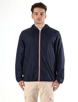 Giacca K-Way con cappuccio e zip Leone Basic