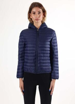 Leone basic dameslentejas met capuchon en ritssluiting