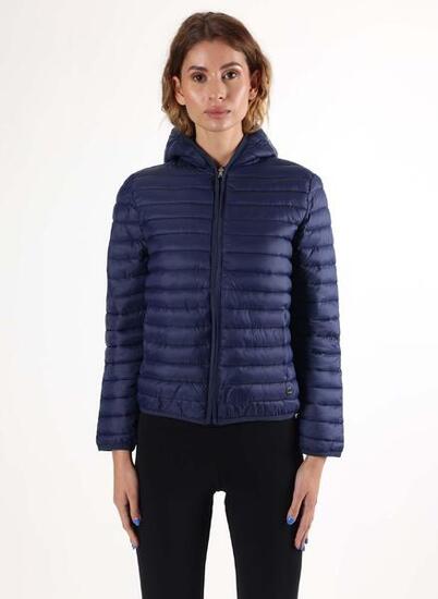 Veste de printemps Leone Basic pour femme, avec capuche et fermeture éclair