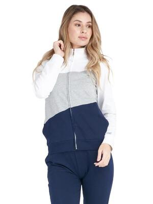 Live in colors damesjumpsuit met rits en opstaande kraag
