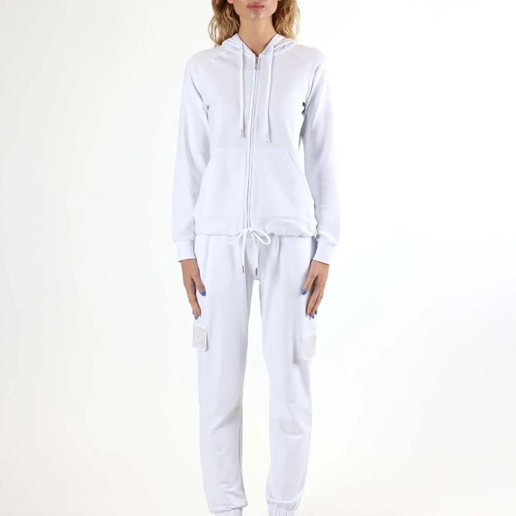 Leone Be Glam Women's Zip-Up Tracksuit with Non-Sweat Hood