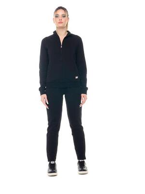 Leone be glam non-fleece trainingspak voor dames, met kraag en ritssluiting