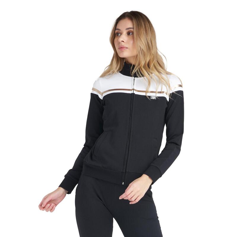 Trening de damă cu guler înalt și fermoar din linia Chic Active