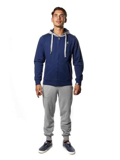 Tuta da uomo con cappuccio e zip Leone 1947 Apparel Vintage Small Logo