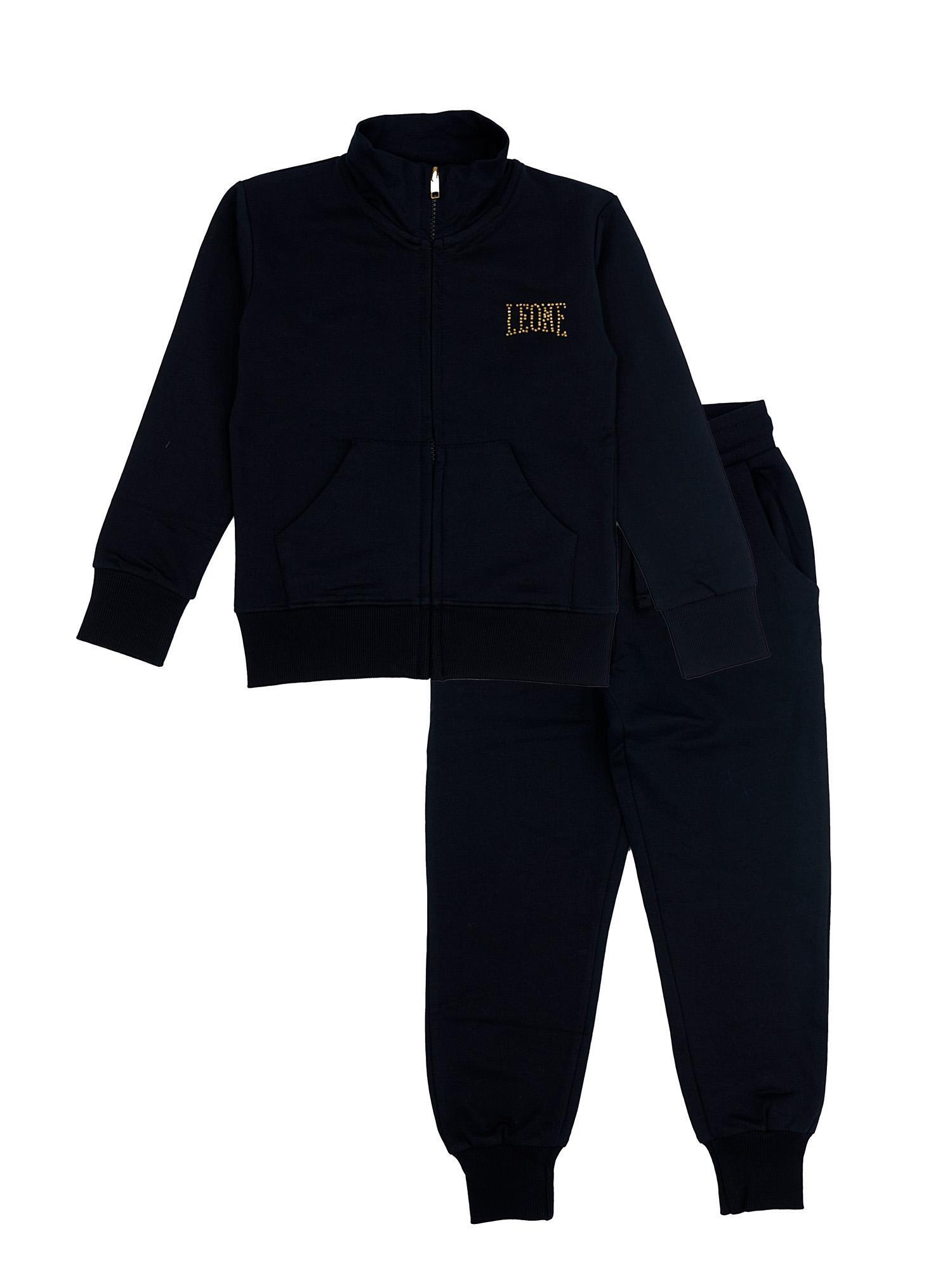 Trening cu fermoar complet Chic Girl cu imprimeu leu pentru fete
