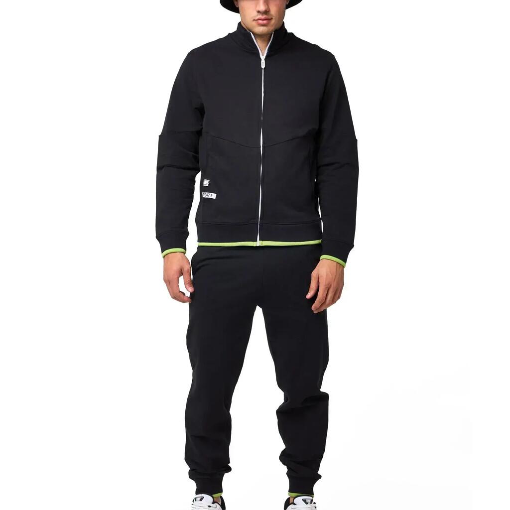 Leone Active Men's Non-Sweat Zip-Up Tracksuit with Collar