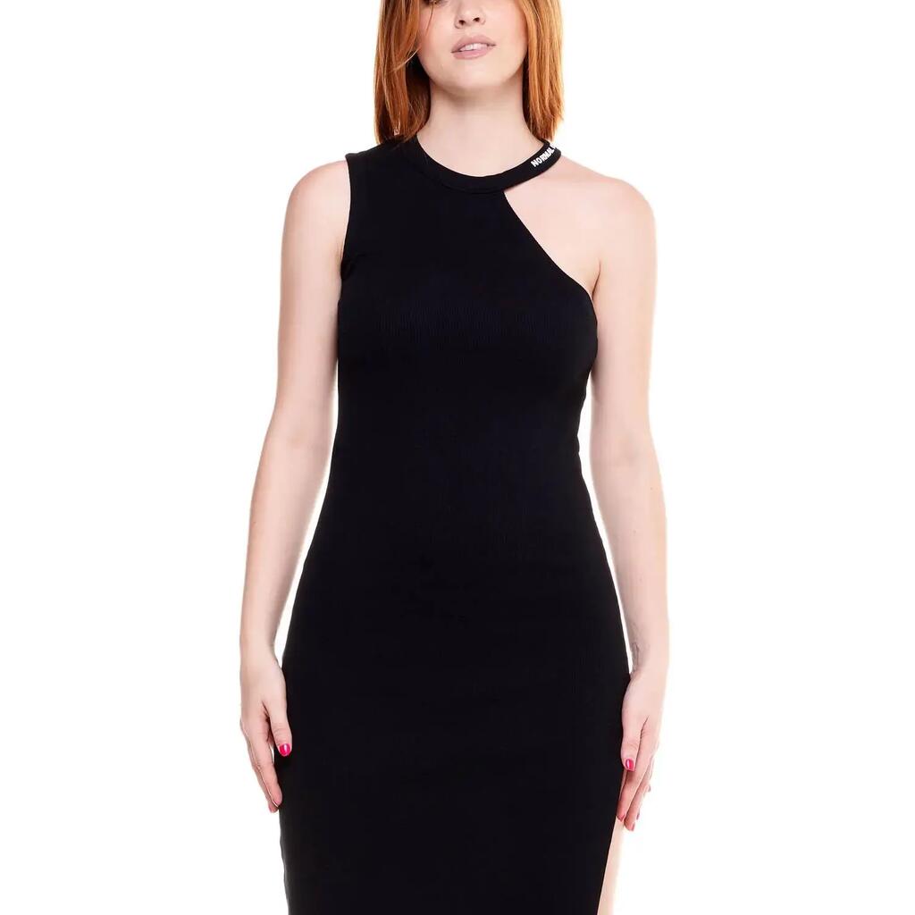 Woman long dress Black Boring