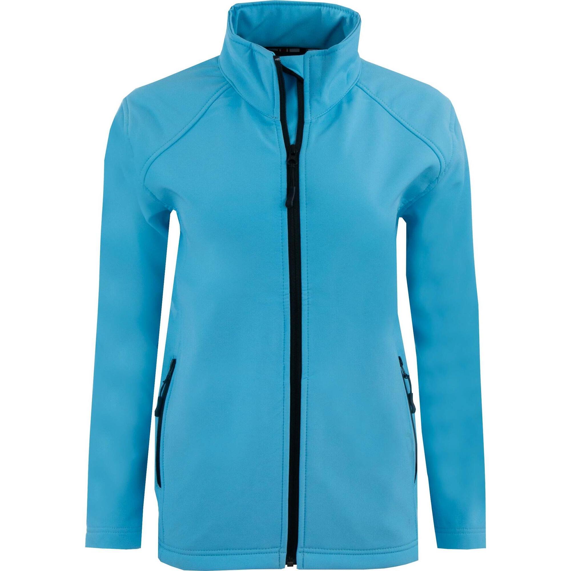Ergotec - Veste Softshell Femme Uniwear Turquoise S - Softshell - Bleu - Decathlon